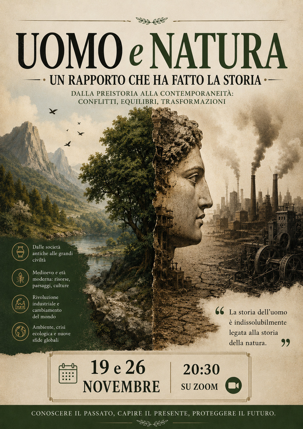 Il rapporto uomo natura UOMO-NATURA: Un Rapporto che ha fatto la Storia
